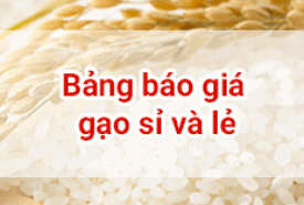 Bảng báo giá gạo sỉ và lẻ